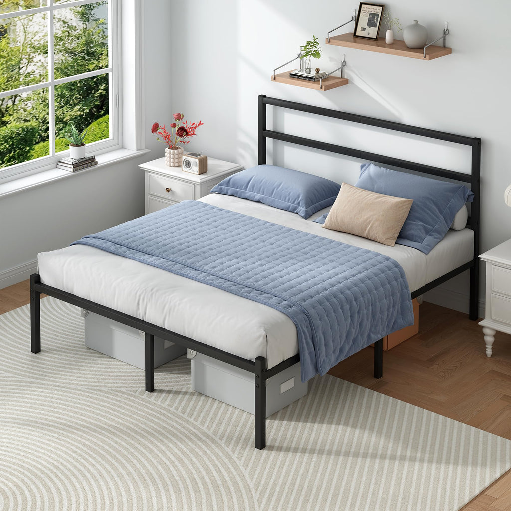 Black Full Size Bed Frame M418