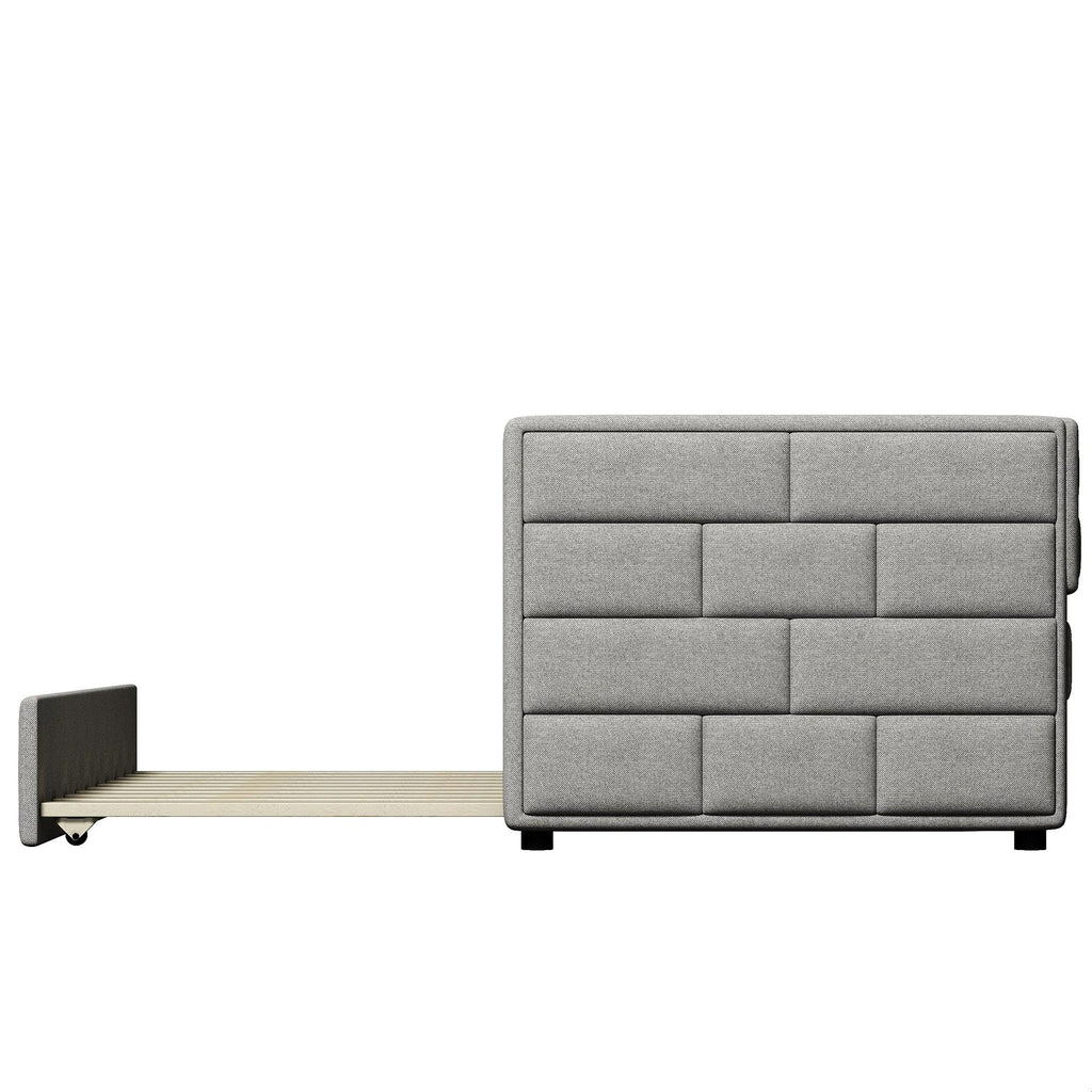Twin Upholstered Daybed with Trundle H256