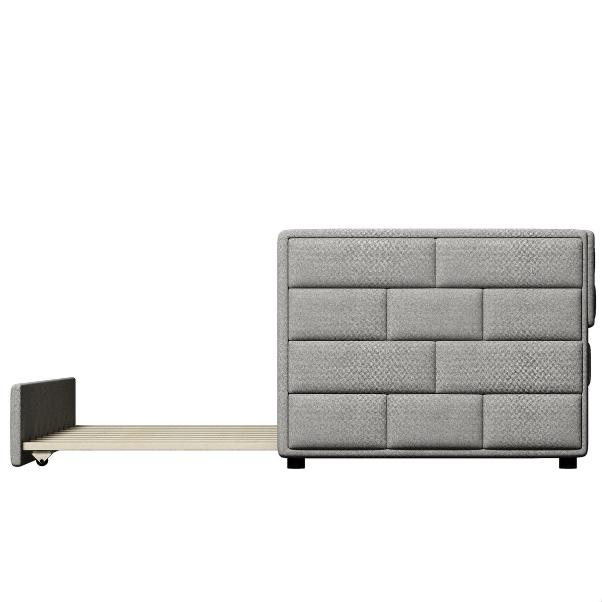 Twin Upholstered Daybed with Trundle H256