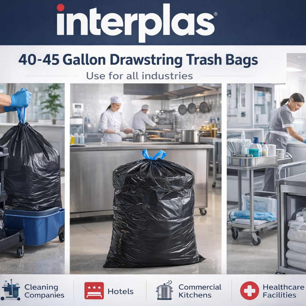 44 Gallon Drawstring Trash Bags 50 Count A872