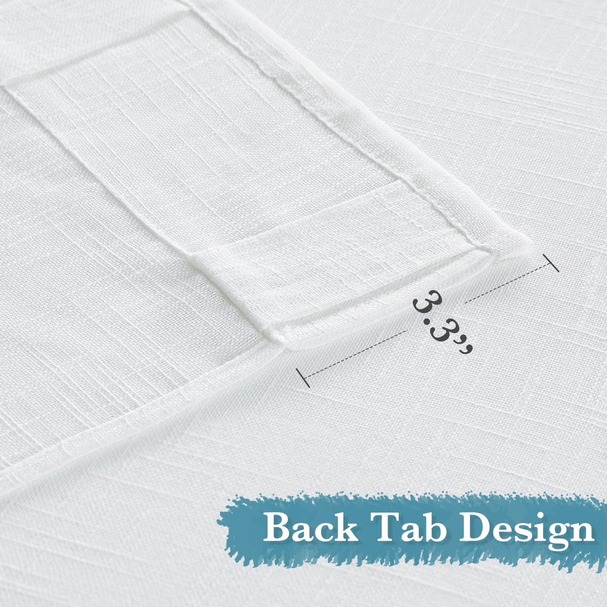 White Sheer Curtains W52 x L95 T2095