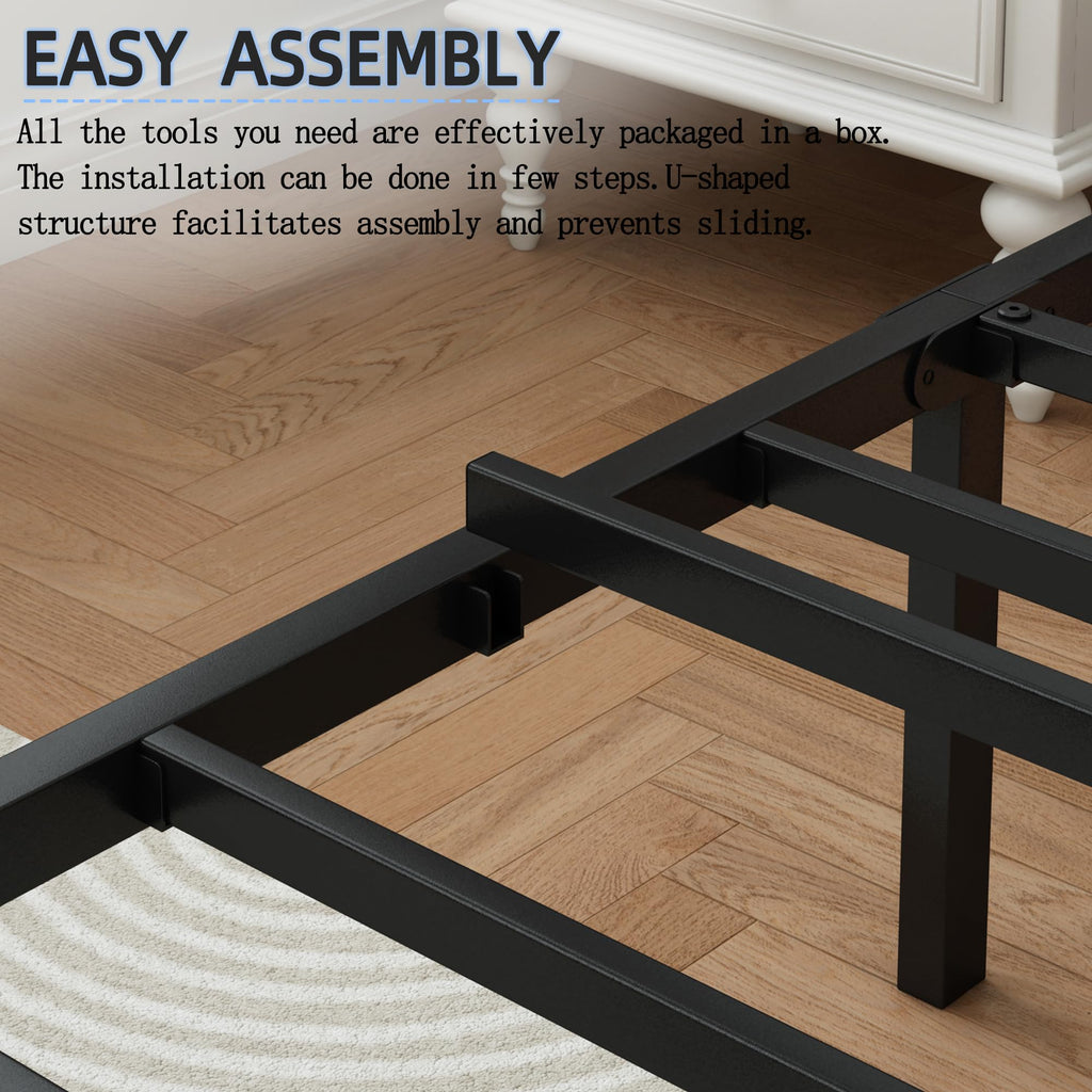 Black Full Size Bed Frame M418