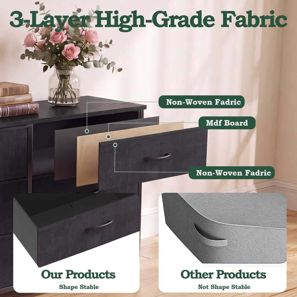 80.7" 15 Drawer Long Dresser D826910
