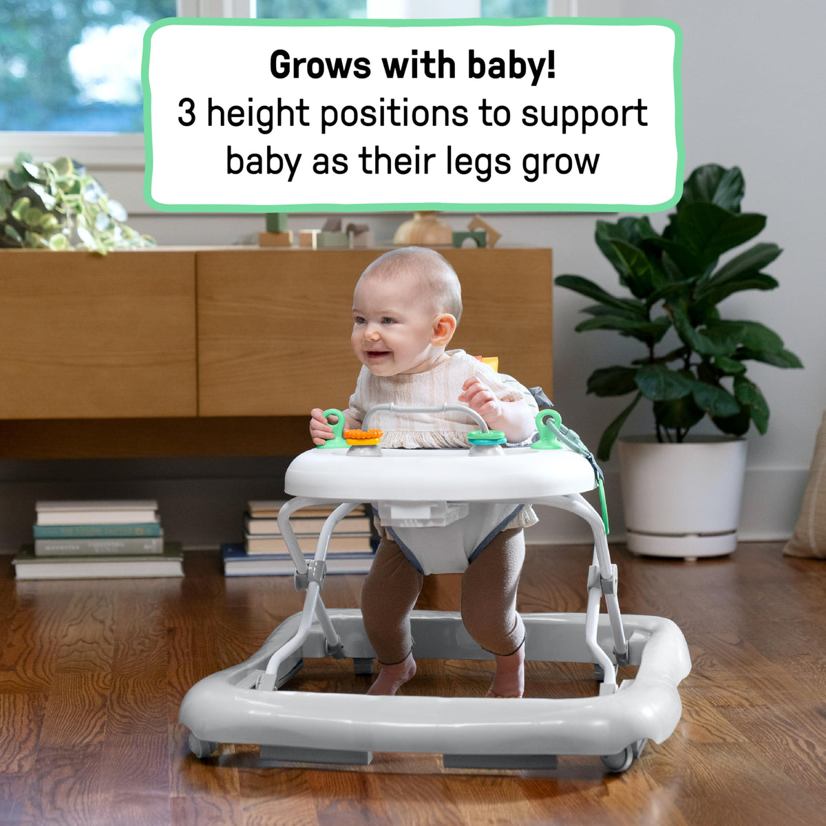 Baby Walker with 3 Adjustable Heights O961