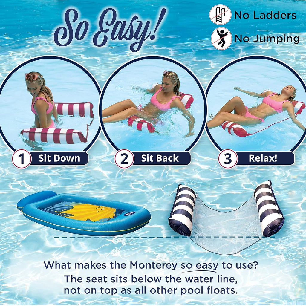 4-in-1 Hammock Pool Float O620