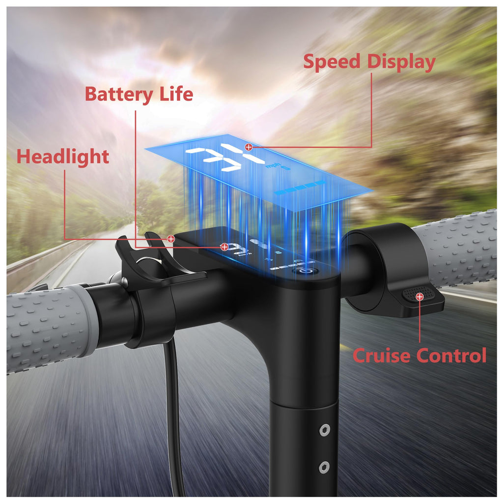 Electric Scooter with 350W/500W Motor, 19-20 MPH, Foldable Z783