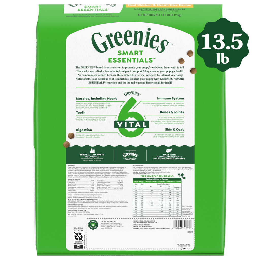 Puppy Dry Dog Food Chicken & Rice 13.5 lb F3347