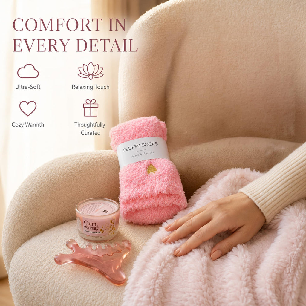 11 Pc Pink Care Package with Blanket T225