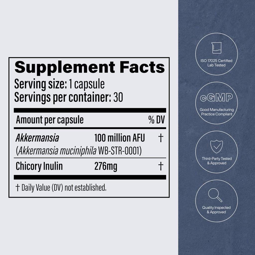 Probiotic with Prebiotic Fiber 30 Capsules F258