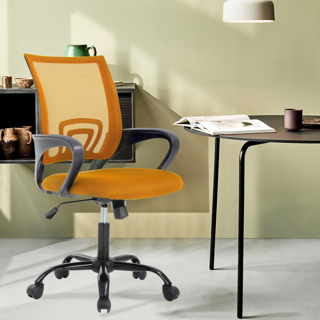 Orange Mesh Ergonomic Office Chair M7683
