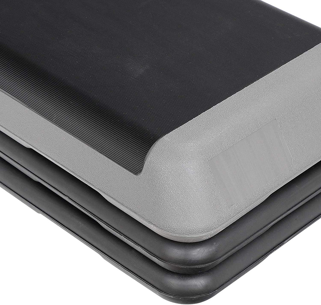 43" Adjustable Exercise Aerobic Step Platform with 4 Removable Risers K456102
