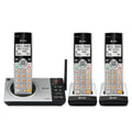 Expandable Cordless Phone with Answering System, Silver/Black, 3 Handsets Y7169