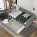 Twin Upholstered Daybed with Trundle H256