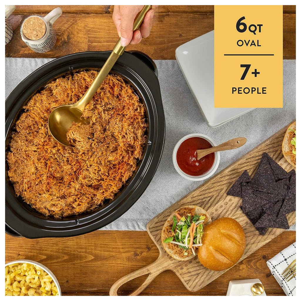 6 Quart Programmable Slow Cooker and Food Warmer Z205739