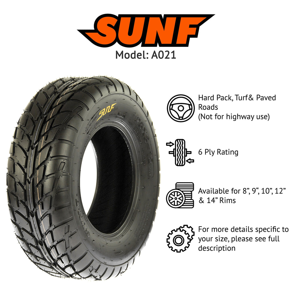 19x6-10 ATV UTV Tire 6 PR Pair of 2 S8645